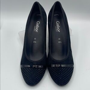 Gabor Tory Women's Black Pumps, size 6.5